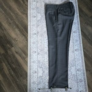 Reaction Flat front Slim fit Dress Pants size 32x30 EUC Grey